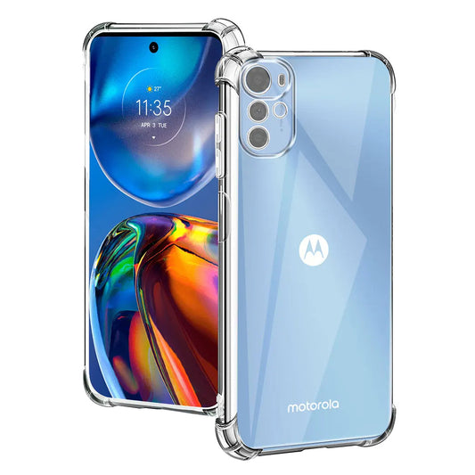 Hoes voor Motorola Moto E32s / E32 / G22, Techsuit, Schokbestendig Helder, Transparant