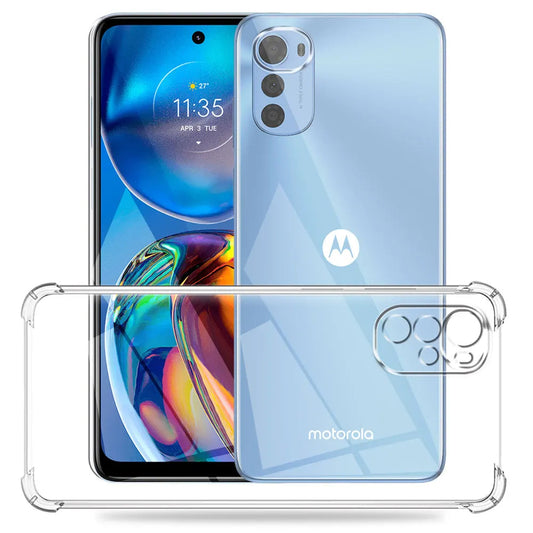 Hoes voor Motorola Moto E32s / E32 / G22, Techsuit, Schokbestendig Helder, Transparant