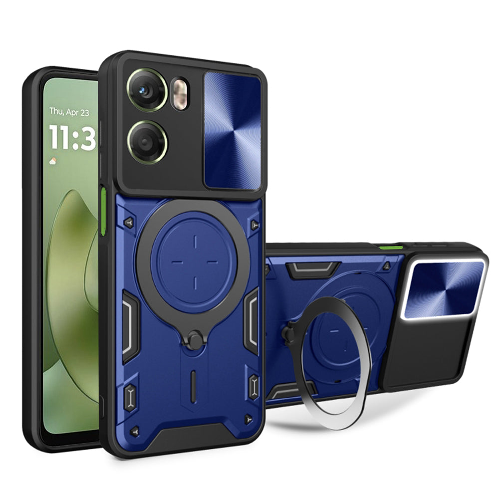Hoes voor Motorola Moto G06, Techsuit, CamGuard Pro, Blauw