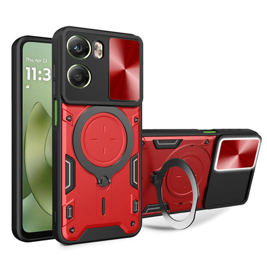 Hoes voor Motorola Moto G06, Techsuit, CamGuard Pro, Rood