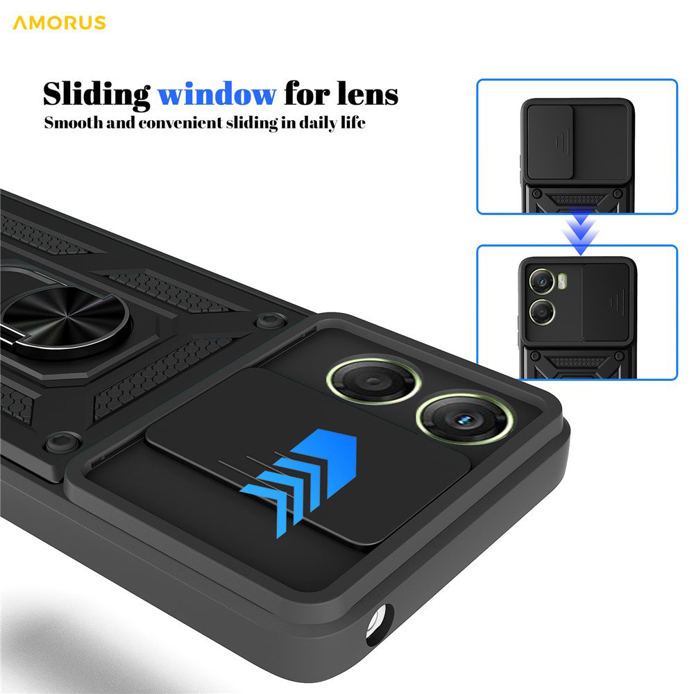 Hoes voor Motorola Moto G06, Techsuit, CamShield, Blauw