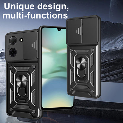 Hoes voor Motorola Moto G06, Techsuit, CamShield, Zwart