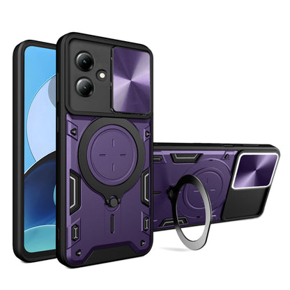 Hoes voor Motorola Moto G14, Techsuit, CamGuard Pro, Paars