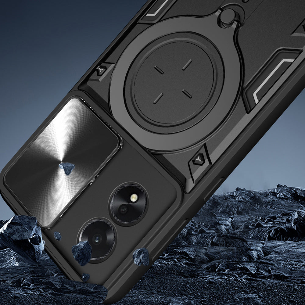 Hoes voor Motorola Moto G14, Techsuit, CamGuard Pro, Paars