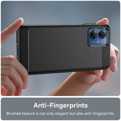 Hoes voor Motorola Moto G14, Techsuit, Carbon, Zwart