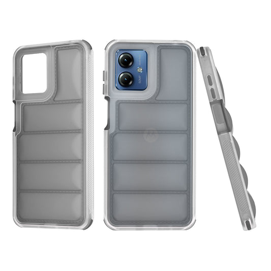 Hoes voor Motorola Moto G14, Techsuit, Wave Shield, Zwart
