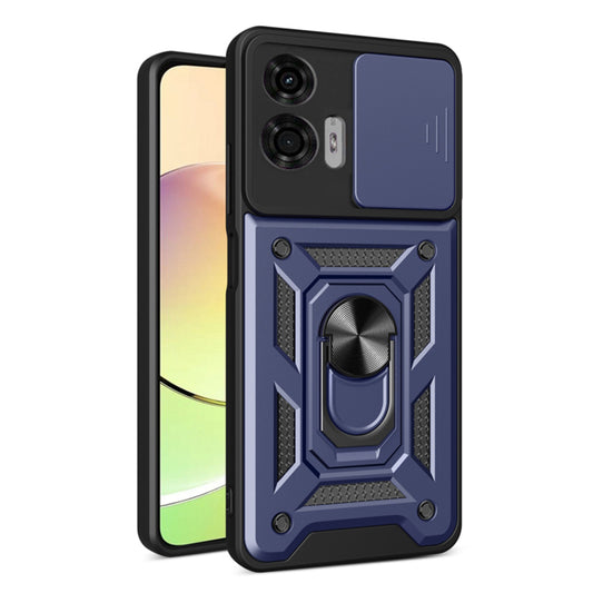 Hoes voor Motorola Moto G24 Power, Techsuit, CamShield, Blauw