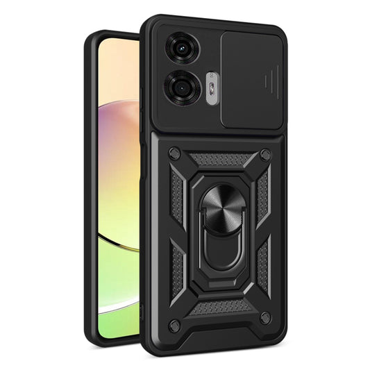 Hoes voor Motorola Moto G24 Power, Techsuit, CamShield, Zwart
