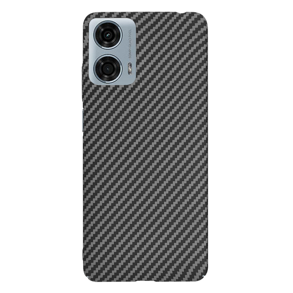 Hoes voor Motorola Moto G24 Power, Techsuit, Carbonite FiberShell, Zwart