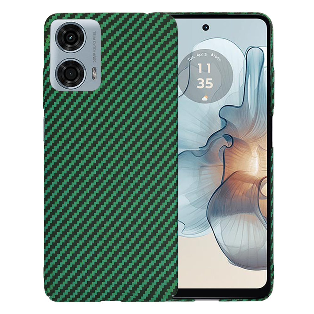 Hoes voor Motorola Moto G24 Power, Techsuit, Carbonite FiberShell, Groen
