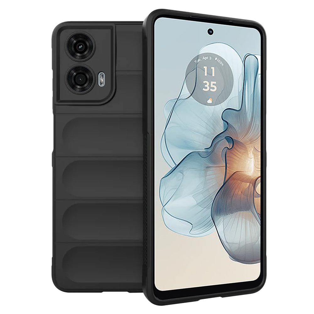 Hoes voor Motorola Moto G24 Power, Techsuit, Magic Shield, Zwart