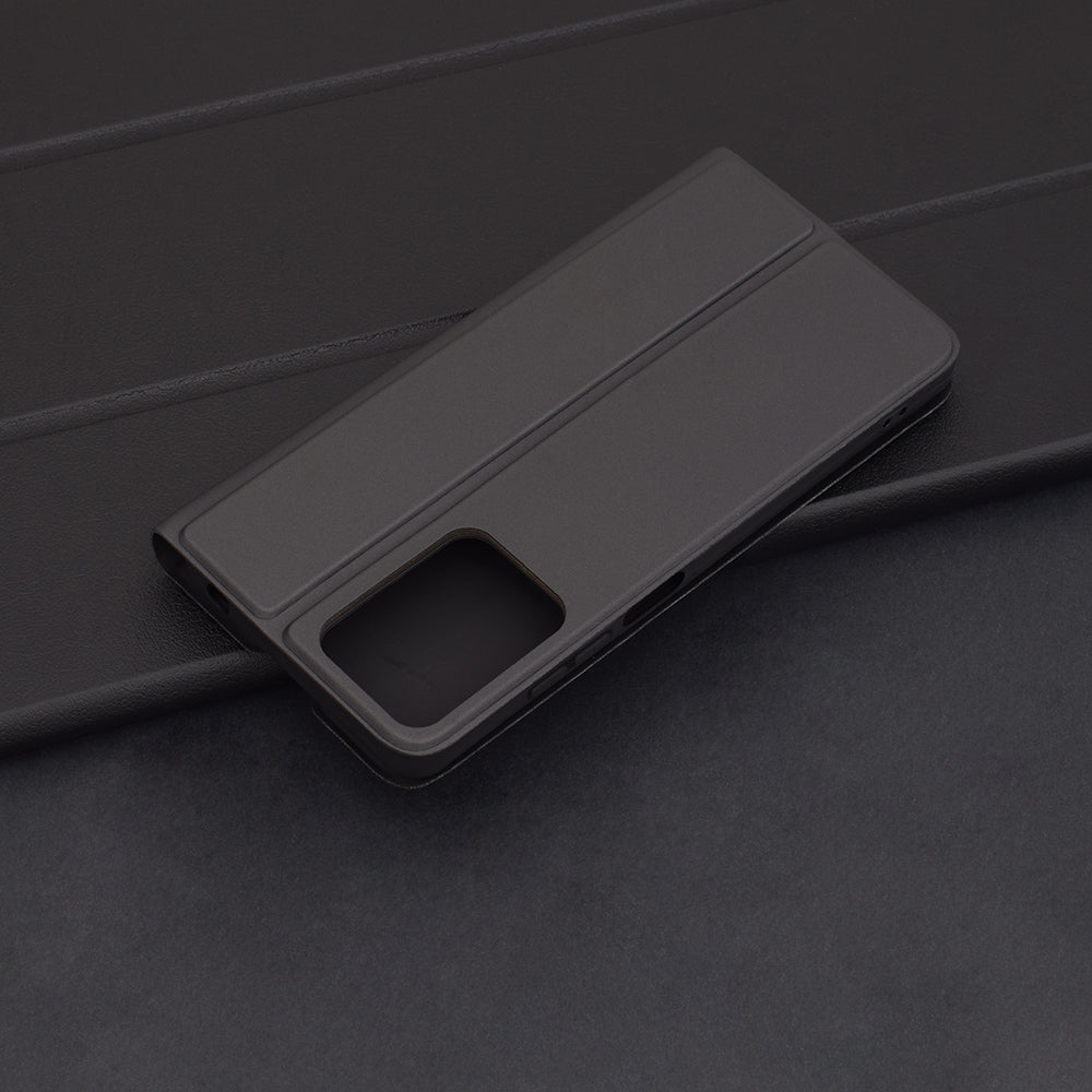 Hoes voor Motorola Moto G24 Power, Techsuit, Magskin Book, Zwart