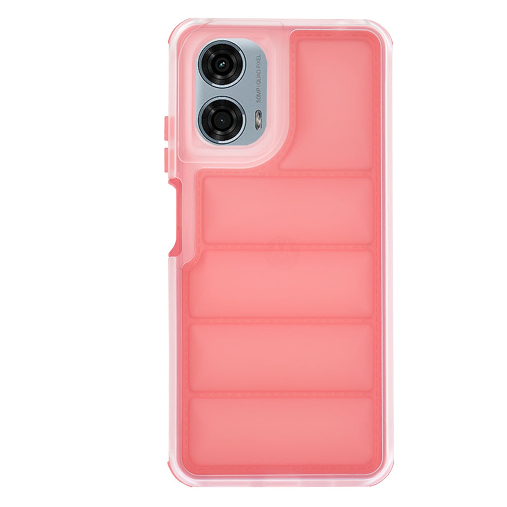 Hoes voor Motorola Moto G24 Power, Techsuit, Wave Shield, Rood