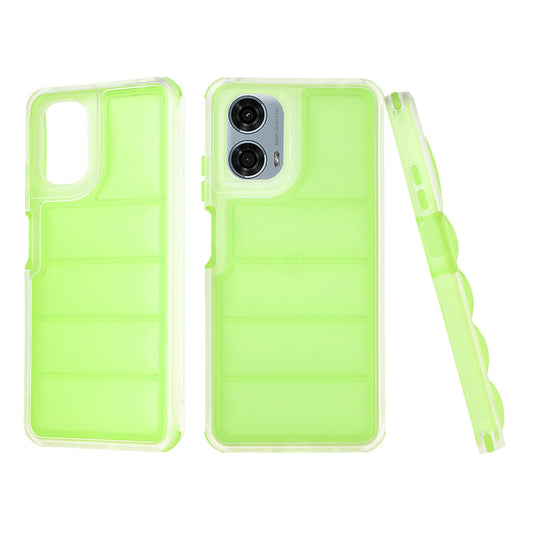 Hoes voor Motorola Moto G24 Power, Techsuit, Wave Shield, Groen