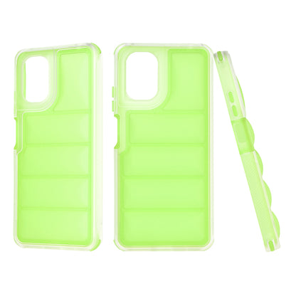 Case for Motorola Moto G24 Power, Techsuit, Wave Shield, Green