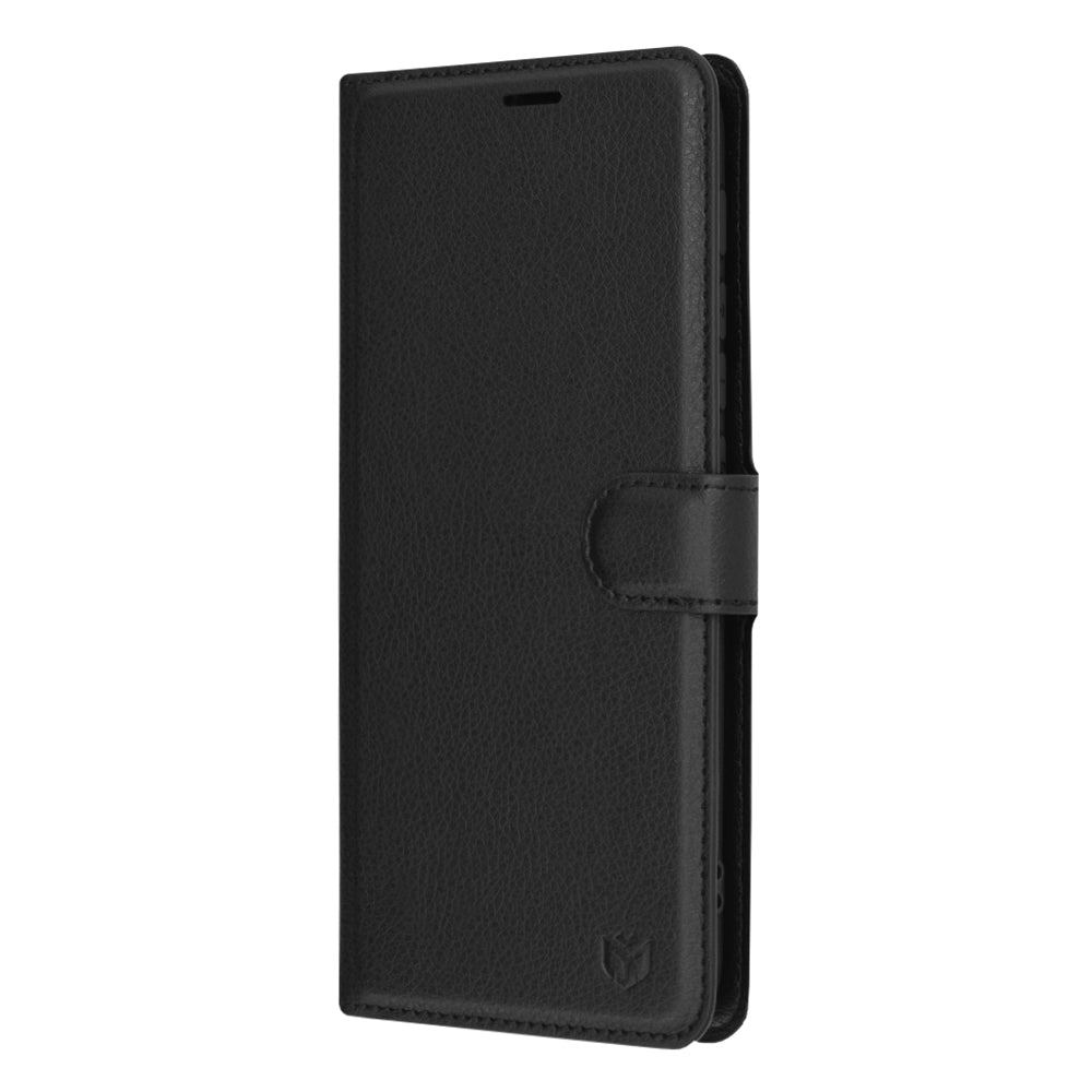 Hoes voor Motorola Moto G30 / G20 / G10, Techsuit, Leather Folio, Zwart