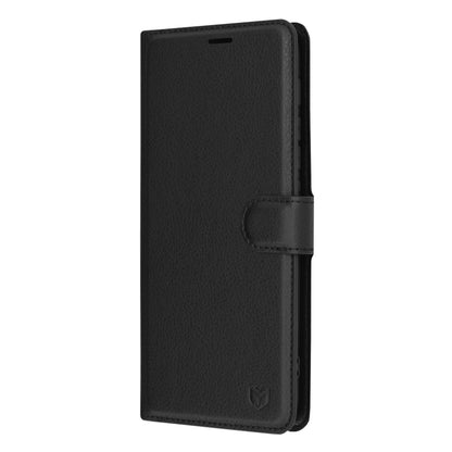 Hoes voor Motorola Moto G30 / G20 / G10, Techsuit, Leather Folio, Zwart