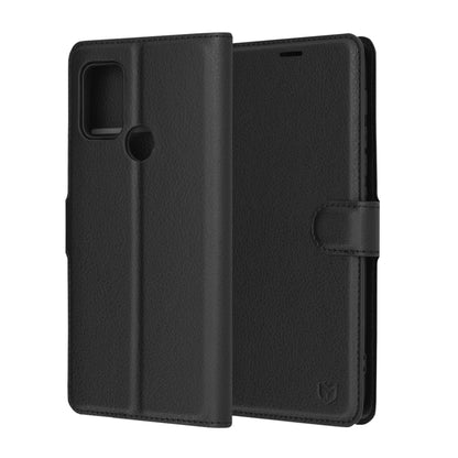 Hoes voor Motorola Moto G30 / G20 / G10, Techsuit, Leather Folio, Zwart