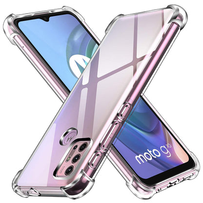 Hoes voor Motorola Moto G30 / G20 / G10, Techsuit, Schokbestendig Transparant, Helder