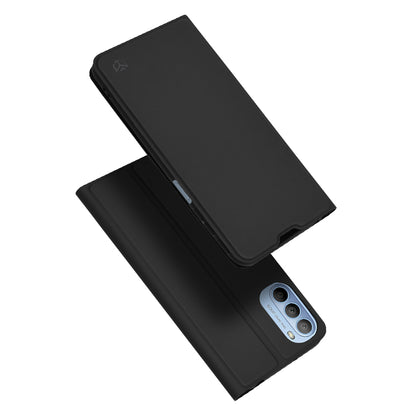 Hoes voor Motorola Moto G31 / G41, Techsuit, Magskin Book, Zwart