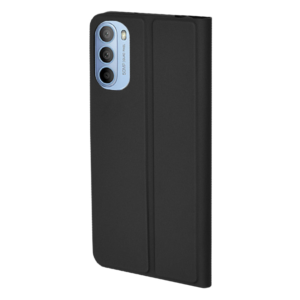 Hoes voor Motorola Moto G31 / G41, Techsuit, Magskin Book, Zwart