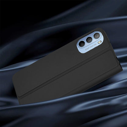 Hoes voor Motorola Moto G31 / G41, Techsuit, Magskin Book, Zwart