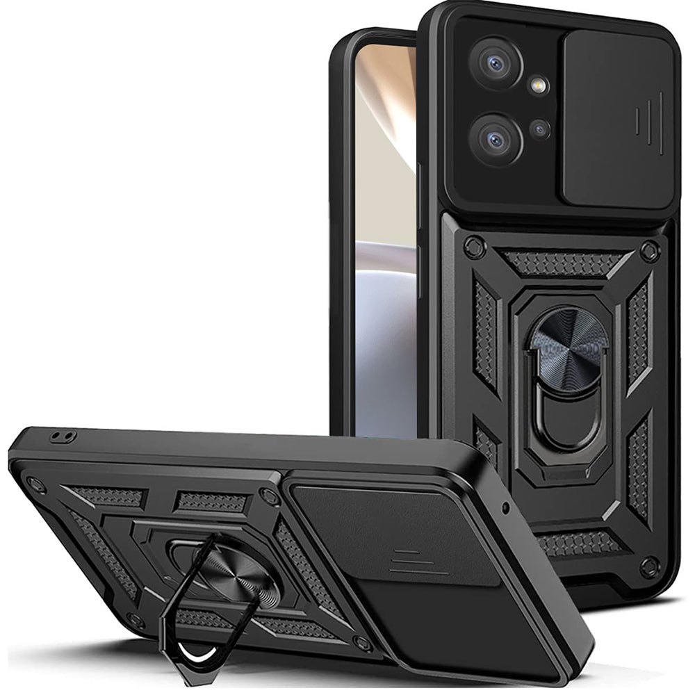 Hoes voor Motorola Moto G32, Techsuit, CamShield, Zwart