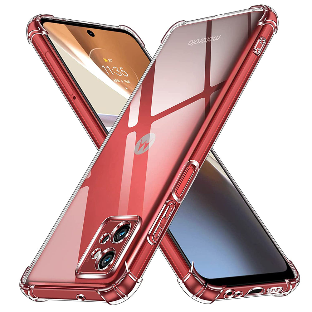 Hoes voor Motorola Moto G32, Techsuit, Schokbestendig Helder, Transparant