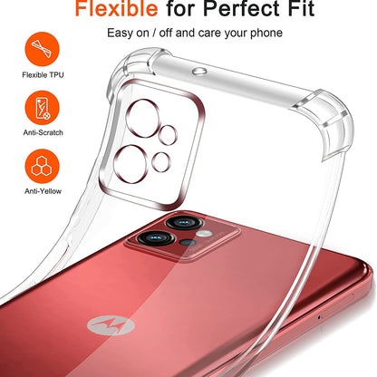 Hoes voor Motorola Moto G32, Techsuit, Schokbestendig Helder, Transparant