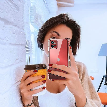 Hoes voor Motorola Moto G32, Techsuit, Schokbestendig Helder, Transparant