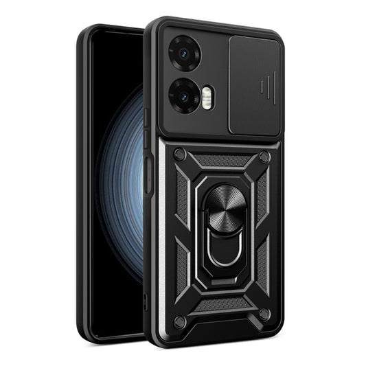 Hoes voor Motorola Moto G35, Techsuit, CamShield, Zwart