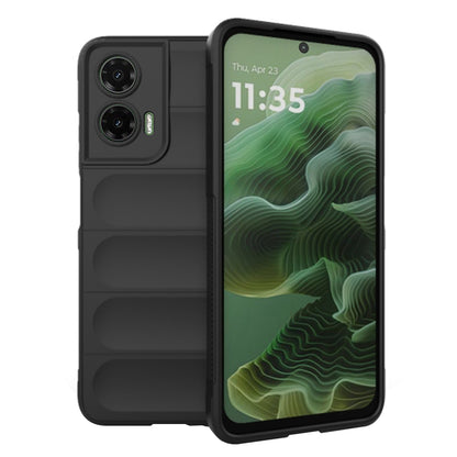 Hoes voor Motorola Moto G35, Techsuit, Magic Shield, Zwart