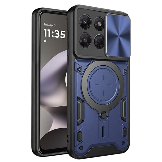 Hoes voor Motorola Moto G37 Power, Techsuit, CamGuard Pro, Blauw