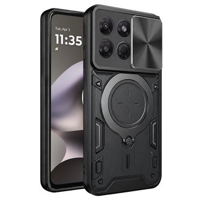 Hoes voor Motorola Moto G37 Power, Techsuit, CamGuard Pro, Zwart