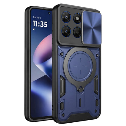 Hoes voor Motorola Moto G47 / G37, Techsuit, CamGuard Pro, Blauw