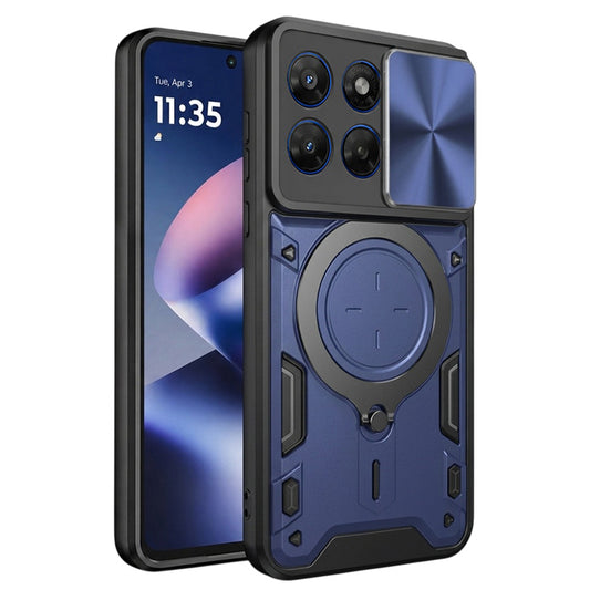 Hoes voor Motorola Moto G47 / G37, Techsuit, CamGuard Pro, Blauw
