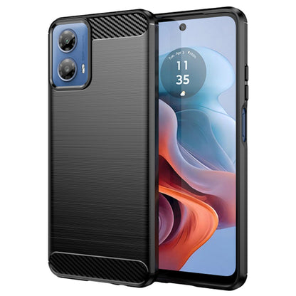 Case for Motorola Moto G45 / G34, Techsuit, Carbon, Black