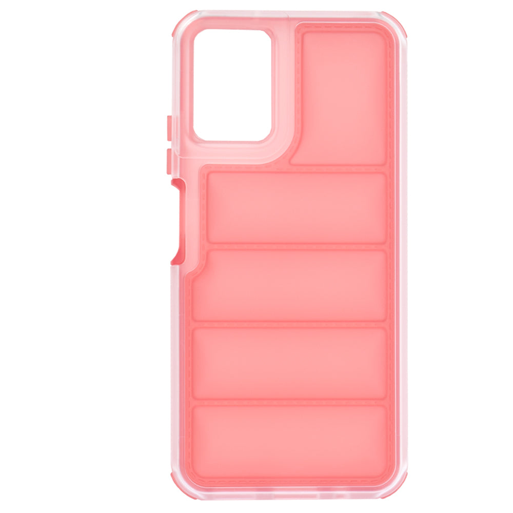 Hoes voor Motorola Moto G45 / G34, Techsuit, Wave Shield, Rood