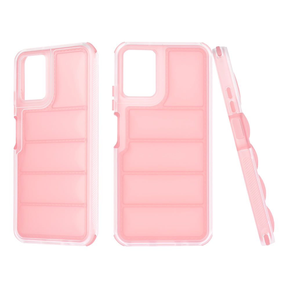 Hoes voor Motorola Moto G45 / G34, Techsuit, Wave Shield, Roze