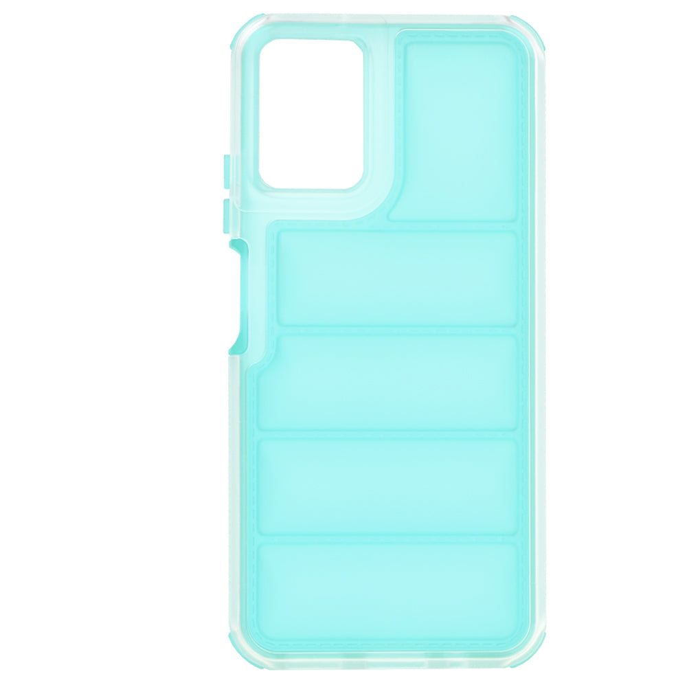 Hoes voor Motorola Moto G45 / G34, Techsuit, Wave Shield, Turkoois