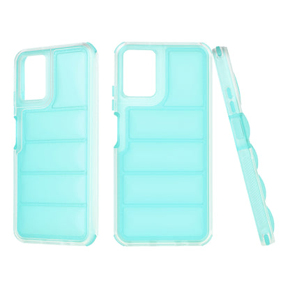 Hoes voor Motorola Moto G45 / G34, Techsuit, Wave Shield, Turkoois