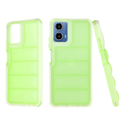 Hoes voor Motorola Moto G45 / G34, Techsuit, Wave Shield, Groen