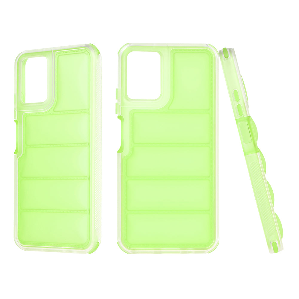 Hoes voor Motorola Moto G45 / G34, Techsuit, Wave Shield, Groen