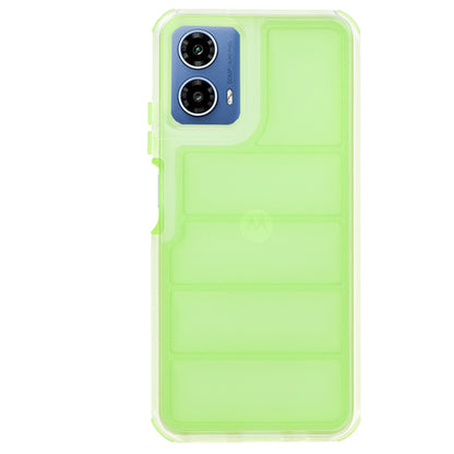 Hoes voor Motorola Moto G45 / G34, Techsuit, Wave Shield, Groen