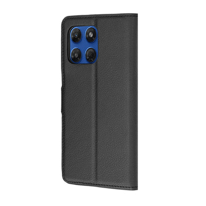 Hoes voor Motorola Moto G47 / G37 Power / G37, Techsuit, Lederen Folio, Zwart