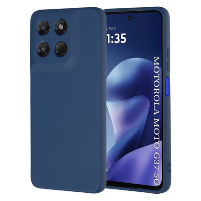 Hoes voor Motorola Moto G47 / G37 Power / G37, Techsuit, SoftFlex, Marineblauw