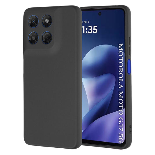 Hoes voor Motorola Moto G47 / G37 Power / G37, Techsuit, SoftFlex, Zwart