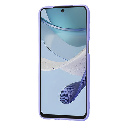 Hoes voor Motorola Moto G53, Techsuit, SoftFlex, Lichtpaars