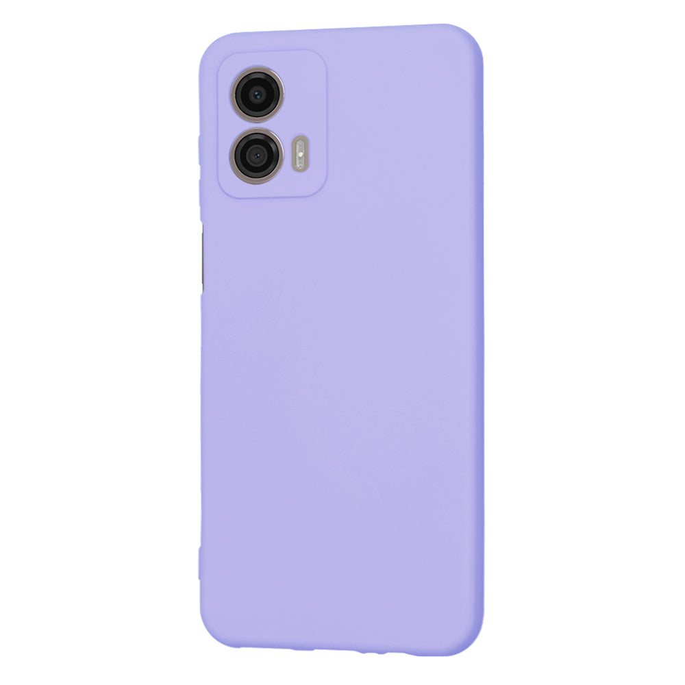 Hoes voor Motorola Moto G53, Techsuit, SoftFlex, Lichtpaars