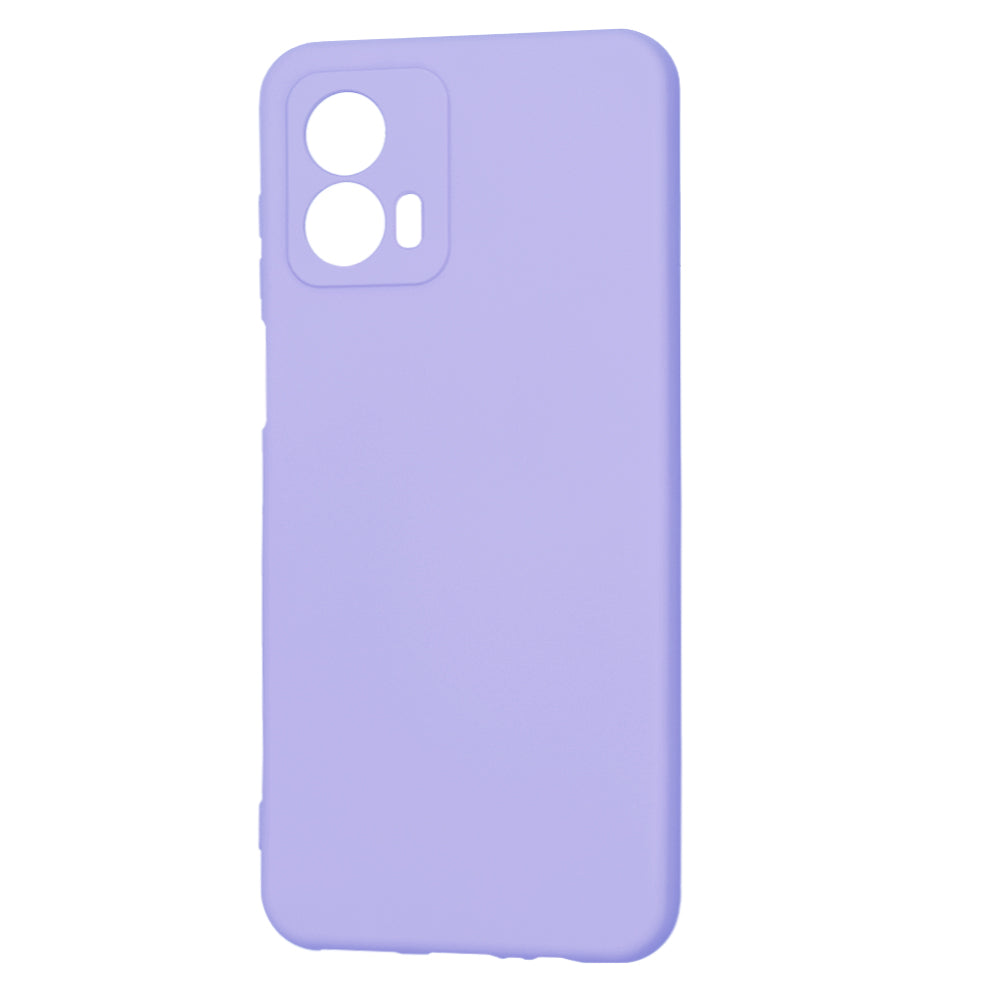 Hoes voor Motorola Moto G53, Techsuit, SoftFlex, Lichtpaars